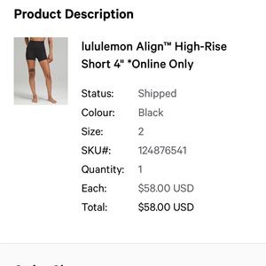 Lululemon align shorts